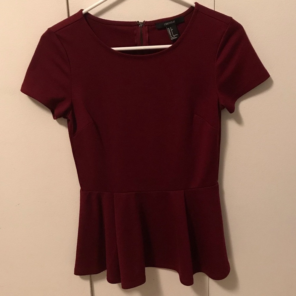 Forever21 peplum top!